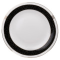Normand Black Bread and Butter Plate 16cm, Set of 6