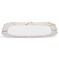 Cream Marble Oval Platter 35cm