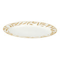 Olive Leaves Gold Oval Platter 35cm