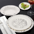 Olive Leaves Platine Dinnerware Collection