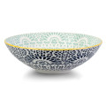 Paisley Bleu Porcelain Poke Bowl 21 cm