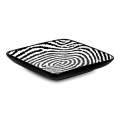 Zebra Square Plate 12x12 cm