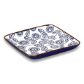 Indigo Blue Square Plate 12x12 cm