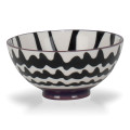 Chevron Black Bowl 10cm