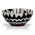 Chevron Black Bowl 20cm