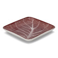 Savoy Red Square Plate 12 cm
