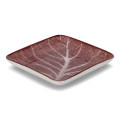 Savoy Red Square Plate 12cm