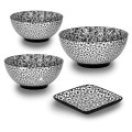 Black Daisy Bowl Collection