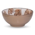 Mocha Leaves Bowl 20 cm