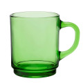 Duralex Versailles Green Mug 260ml, Set of 6