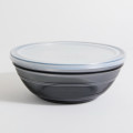 Duralex Lys / Freshbox Grey Round Bowl with Translucent Lid 20cm