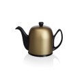 Degrenne Paris Salam Black Teapot With Bronze Aluminium Lid 4 cup
