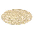 Floret Round Gold Vinyl Placemat 38 cm Set of 4