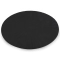 Urban Round Black Placemat, Set of 4