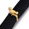 Gold Bird Napkin Rings Set of 4       