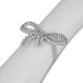 Napkin Ring Bowtie Silver, Set of 4