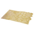 Chantilly Rectangular Gold Vinyl Placemat 45x30 cm