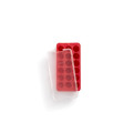 Lékué Round Ice Cube Tray with Lid, Red
