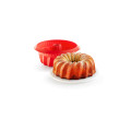 Lékué Deep Savarin Cake Mould Red 22cm