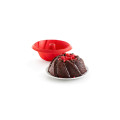 Lékué Savarin Spiral Bundt Cake Pan Mould 20cm Red