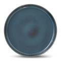 Mesa Ceramics Uno Bleu Assiette de Présentation en Grès, 33 cm